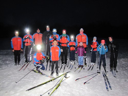 ready to rock the trails at Beaudry Provincial Park - Thursday February 25, 2016